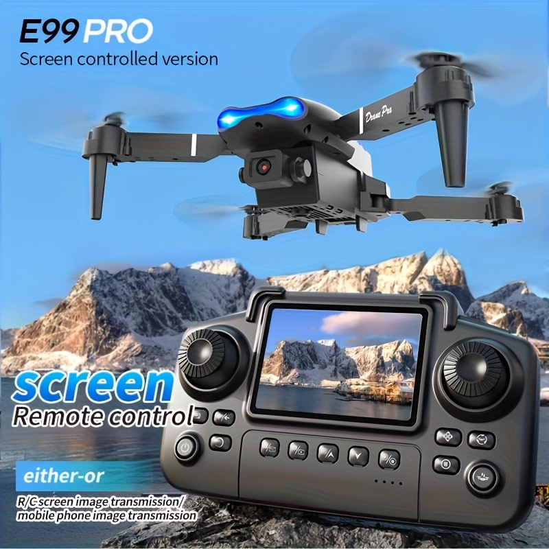 Drone Kit Octocopter - Drone dobrável E99 PRO MAX com