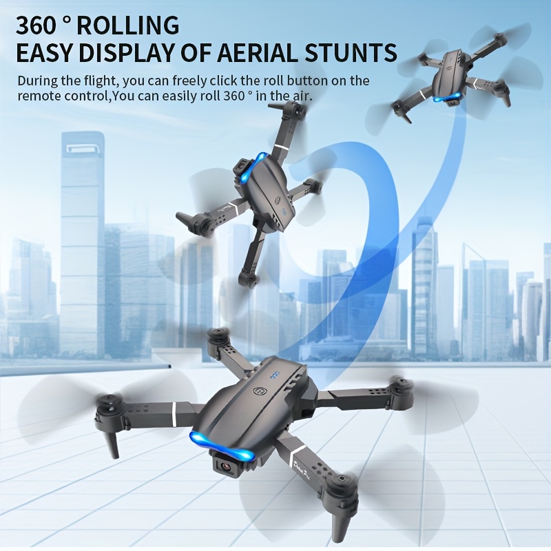 Drone dobrável E99 PRO MAX com - Drone Kit Octocopter avaliação e preço