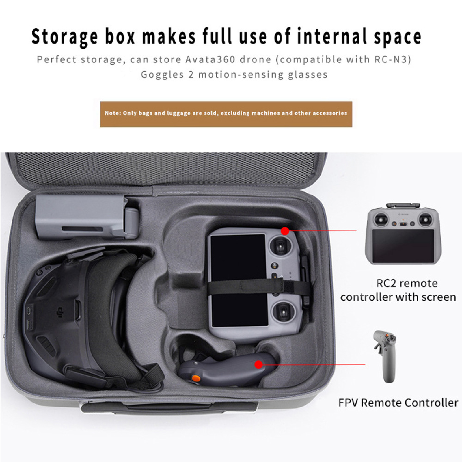 Estojo de transporte para viag - Drone Kit Waterproof avaliação e preço